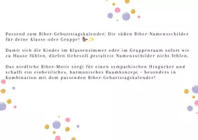 Vorschau - Stundenentwürfe - Biber-Namensschilder - Seite 1