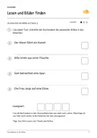 Vorschau - Arbeitsblätter - Das Abenteuer in der Wüste – Deutsch Klasse 2: Leseheft, Bilder lesen, Wortschatz, Geschichten schreiben, Arbeitsblätter mit Lösungen als PDF - Seite 3