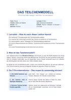 Vorschau - Unterrichtsreihen - Das Teilchenmodell in der Physik Materie, Aggregatzustände - Deckblatt