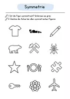 Vorschau - Arbeitsblätter - Achsensymmetrie - Arbeitsblätter (1. - 2. Klasse) - Seite 2