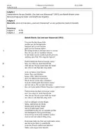 Vorschau - Test - Das Lied vom Wasserrad von Bertolt Brecht - Klassenarbeit mit Erwartungshorizont - Seite 1