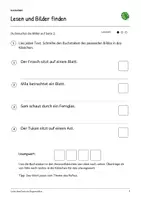 Vorschau - Arbeitsblätter - Unter dem Dach des Regenwaldes – Deutsch Klasse 2: Leseheft, Bilder lesen, Wortschatz, Geschichten schreiben, Arbeitsblätter mit Lösungen als PDF - Seite 3