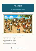 Vorschau - Arbeitsblätter - Die Ziegelei – Lesespurgeschichte mit Rätselaufgaben (Klasse 4) - Seite 1