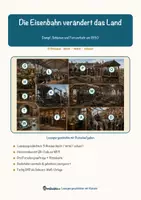 Vorschau - Arbeitsblätter - Die Eisenbahn verändert das Land – Lesespurgeschichte mit Rätselaufgaben (Klasse 8) - Seite 1