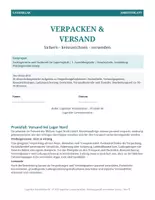 Vorschau - Arbeitsblätter - Lagerklar Praxisblätter 06 – Verpacken & Versand - Deckblatt
