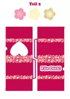 Vorschau - Mal- und Bastelvorlagen - Bastelvorlage: Geburtstag & Muttertag - Kirschblüten Klappschachteln - Seite 3