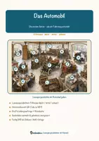 Vorschau - Arbeitsblätter - Das Automobil – Lesespurgeschichte mit Rätselaufgaben (Klasse 8) - Seite 1
