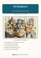 Vorschau - Arbeitsblätter - Die Glasbläserei – Lesespurgeschichte mit Rätselaufgaben (Klasse 4) - Seite 1