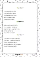 anteprima - Esercizi - Schede lettura e comprensione stampato maiuscolo/minuscolo illustrate - Pagina 3