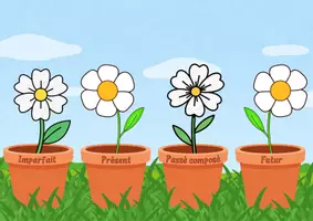 Aperçu - Apprentissages en autonomie - Les fleurs de conjugaison (2 modes de jeu différents) - Page 3