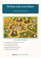 Vorschau - Arbeitsblätter - Die Reise zu den ersten Bauern – Lesespurgeschichte mit Rätselaufgaben (Klasse 5) - Seite 1