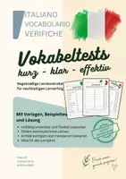 Vorschau - Arbeitsblätter - Vokabeltests Italienisch – 10-Punkte-System | Vorlage - Deckblatt