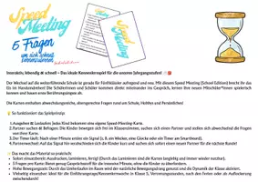 Vorschau - Stundenentwürfe - SpeedMeeting - Seite 1