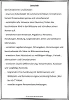 Vorschau - Arbeitsblätter - Personenbeschreibung lesen auf Satzebene - Wer bin ich? - Seite 1