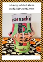 Vorschau - Stundenentwürfe - Halloween Kunst basteln Grundschule WINDLICHT - Seite 3