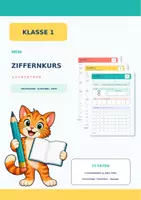 Vorschau - Arbeitsblätter - Ziffernkurs Klasse 1 - Deckblatt