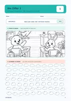 Vorschau - Arbeitsblätter - Ziffernkurs Klasse 1 - Seite 3