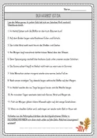 Vorschau - Arbeitsblätter - Ein Wort zu viel: Der Herbst ist da - Leseverständnis/Lesetraining - Seite 2