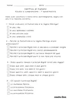 anteprima - Esercizi - Verifica di Italiano - Classe 2a, I quadrimestre - Pagina 2