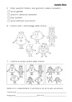 anteprima - Esercizi - Verifica di Italiano - Classe 2a, I quadrimestre - Pagina 3