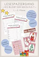 Vorschau - Arbeitsblätter - Lesespaziergang 1./2. Klasse : Nikolaus - Deckblatt