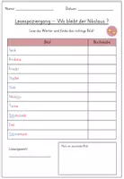 Vorschau - Arbeitsblätter - Lesespaziergang 1./2. Klasse : Nikolaus - Seite 3
