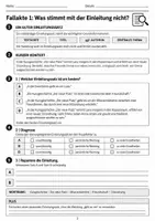 Vorschau - Arbeitsblätter - Inhaltsangabe Kurzgeschichte, Fehlerdetektive Klasse 7/8 - Seite 2