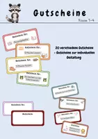 Vorschau - Spiele - Gutscheine Geburtstag | Classroom Management | Geburtstagsgutscheine - Deckblatt