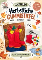 Vorschau - Arbeitsblätter - Kunstprojekt Herbstliche Gummisteifel - Deckblatt