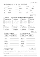 anteprima - Esercizi - Verifica di Italiano - CLASSE 2 Ortografia - I Quadrimestre - Pagina 2