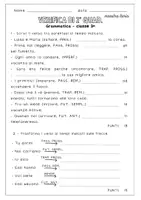 anteprima - Esercizi - Verifiche di Italiano - Classe 3a, II Quadrimestre - Pagina 1
