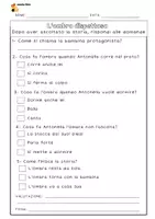 anteprima - Esercizi - L'ombra dispettosa - Testo ed esercizi - Pagina 1