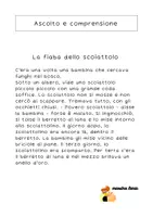 anteprima - Esercizi - La fiaba dello scoiattolo - Testo ed esercizi - Pagina di copertina