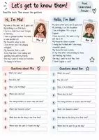 Vorschau - Arbeitsblätter - Vorstellen auf Englisch – Klasse 5 | Introduction | 11 Materialien für die ersten Englischstunden zum Schulstart - Seite 2