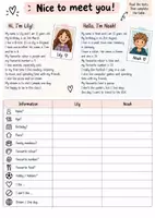 Vorschau - Arbeitsblätter - Vorstellen auf Englisch – Klasse 5 | Introduction | 11 Materialien für die ersten Englischstunden zum Schulstart - Seite 3