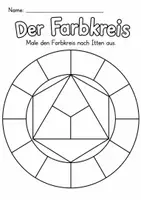 Vorschau - Mal- und Bastelvorlagen - Kunst Klasse 4 - Seite 1