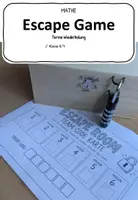 Vorschau - Stationenlernen - Escape Game Terme | Mathe Klasse 8 | Wiederholung Klasse 7 - Deckblatt