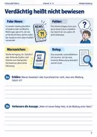 Vorschau - Arbeitsblätter - Fake News Arbeitsheft Klasse 5–6 - Seite 1
