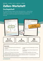Vorschau - Arbeitsblätter - Zellen-Werkstatt — Das Begleitheft zur Web-App (Pro- und Eukaryoten, Biologie 7–9) - Deckblatt