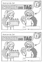 Vorschau - Arbeitsblätter - Woche und Tag | Kalender | Rund um die Zeit - Seite 3
