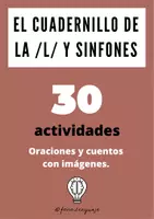 Vista previa - Hojas de trabajo - Cuadernillo de la L y sus SINFONES - Oraciones y cuentos @fono - Portada