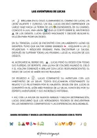 Vista previa - Hojas de trabajo - Cuadernillo de la L y sus SINFONES - Oraciones y cuentos @fono - página 3