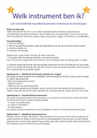 Voorbeeld - Welk instrument ben ik - Leuk spel voor muziekles - Pagina 1