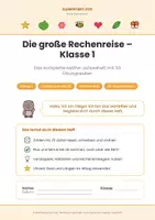 Vorschau - Arbeitsblätter - Rechenstart – Die große Rechenreise Komplett · 4 Jahreshefte im Paket - Seite 1