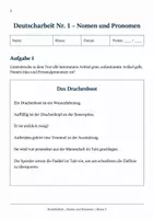 Vorschau - Stundenentwürfe - Materialpaket Deutsch Klasse 5: Nomen & Personalpronomen | Übungsheft + Klassenarbeit + Lösungen - Seite 3