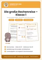 Vorschau - Arbeitsblätter - Mathe Klasse 1: Die große Rechenreise - Jahresheft - Deckblatt