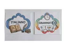 anteprima - Etichette / Segnalibri - Etichette materie e routine scolastica - Pagina 1