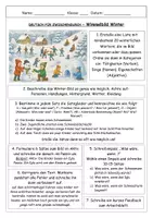 Vorschau - Stundenentwürfe - Wimmelbild Winter - DEUTSCH FÜR ZWISCHENDURCH - Kreatives Schreiben - Vertretungsstunden - Satzglieder- Rechtschreibung - Seite 2
