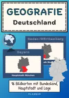 Vorschau - Bildkarten - Bildkarten: Die 16 Bundesländer Deutschlands - Deckblatt
