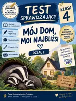 zapowiedź - Test sprawdzający „Mój dom, moi najbliżsi” | Klasa 4 | - obwoluta